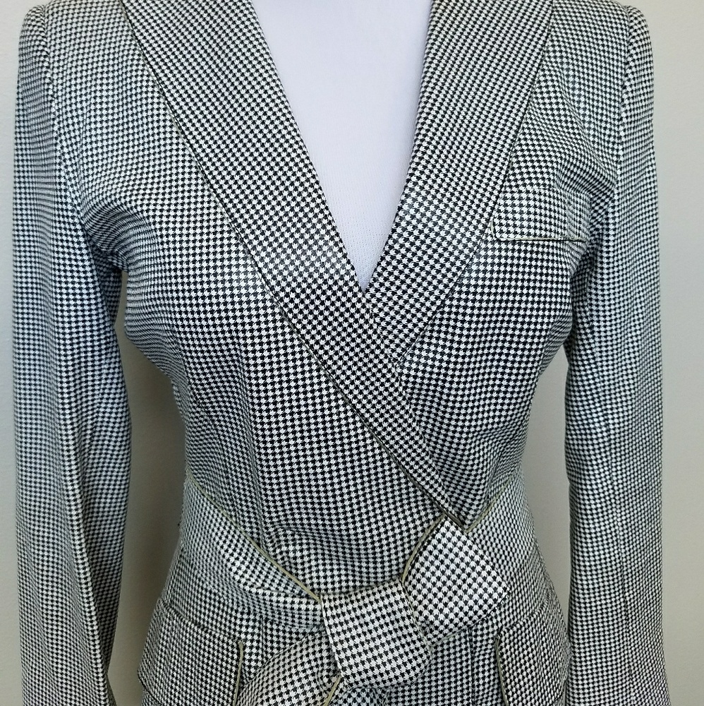 VINTAGE DOLCE & GABBANA LEATHER BLAZER